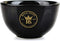 Ceramic Textured Shaving Bowl – Shave Soap & Shaving Cream Dish, Textured for Rich Lather (Black)...