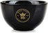 Ceramic Textured Shaving Bowl – Shave Soap & Shaving Cream Dish, Textured for Rich Lather (Black)...