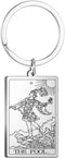 Jude Jewelers Stainless Steel Tarot Card Rider Statement Holiday Biker Key Chain Pendant Necklace...