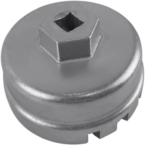 64mm 14 Flute Oil Filter Wrench, Chrome Vanadium Steel, Fits 1.8L Engines with Cartridge Style Oil Filter Systems, Toyota, Lexus, Scion...