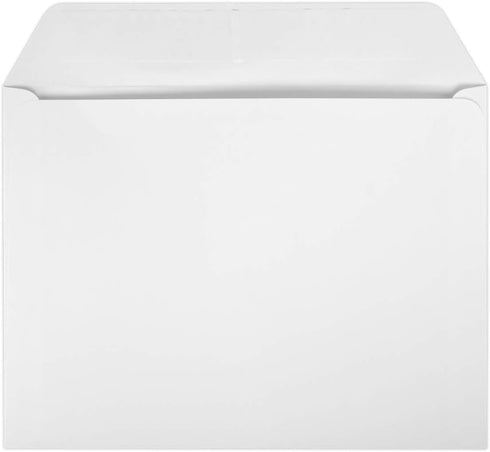 LUXPaper Booklet Envelopes | 7" x 10" | Bright White | 24lb. Text | 50 Qty...