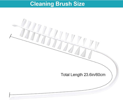 2Pcs Rolling Washing Machine Multifunctional Cleaning Brush, Household Cleaning Brushes,Nylon Brush Heads Powerful Clean,Wash Machine Cleaner Also...