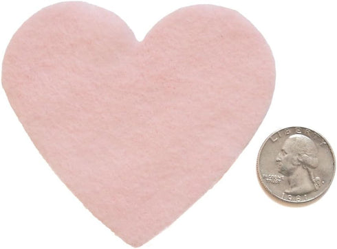 Playfully Ever After 3 Inch 28pc Felt Hearts (Light Pink)...