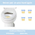 Urine Collection Hat for Toilet, Female Urinal Stool Sample Collection Kit, Toilet Hats to Catch Urine Cups Pee Cup Urine Collector for Women (4 P...
