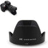 Camera Lens Hood JJC Lens Shade for Nikon AF-P DX NIKKOR 18-55mm f/3.5-5.6G VR Lens & Nikon 1 NIKKOR VR 10-100mm f/4-5.6 Lens Replaces Nikon HB-N1...