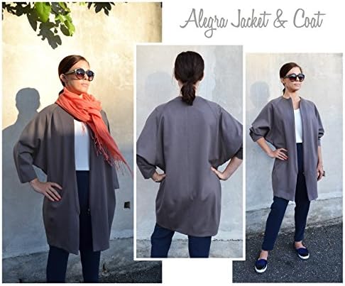 Style Arc Sewing Pattern - Alegra Jacket or Coat (Sizes 04-16)...