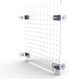 Aquarium Fish Tank Divider Acrylic Isolation Grid Board with Suction Cups Included Clear Fish Separator Transparent Plate Baffle Cover Blocking Fi...