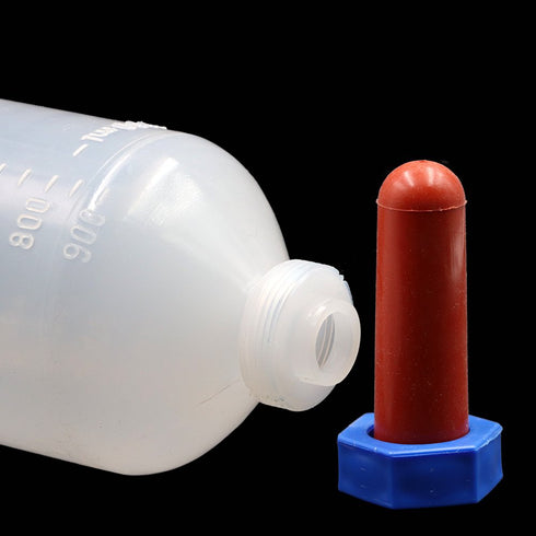 Calf Milk Feeder Bottle with Nipple Sheep Lamb Bottle Holder 1 Quart Screw Set Milking Feeding Replacement...
