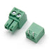 10Set 3.81mm Pitch Male Female 2-Pin PCB Screw Terminal Block Connector Plug KF2EDGK - Green, 300V 8A...