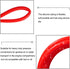 QuQuyi 3/8" (9mm) ID x 1/2" OD Silicone Vacuum Tubing Hose Red High Temperature Food Grade Pure Silicon Tube Air Hose Water Pipe for Pump Transfer...