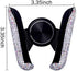 Bling Car Phone Holder Mini Car Dash Air Vent Automatic Phone Mount Universal 360°Adjustable Crystal Auto Car Stand Phone Holder Car Accessories f...