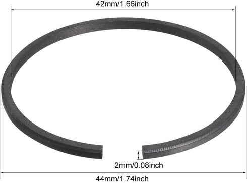 uxcell Engine Piston Ring Set 42mm Diameter Air Compressor Replacement Parts...