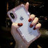 for iPhone XR Case 3D Glitter Sparkle Bling Case Luxury Shiny Crystal Rhinestone Diamond Bumper Clear Protective Case Cover for iPhone XR Pink...