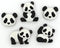 Dress It Up Buttons,- Panda Pile #10421-5 Pieces...