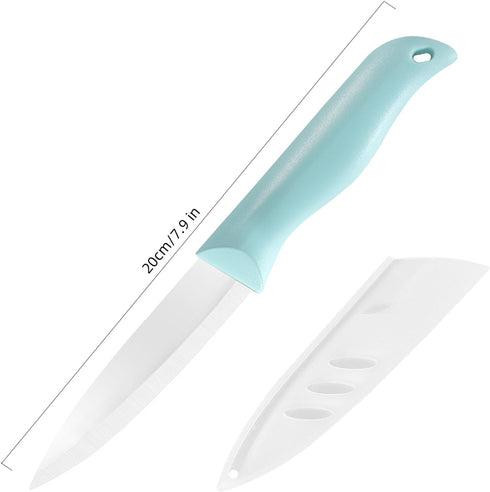 3 Pieces Ceramic Knives set, 4 inch Fruit Knife is Suitable for Most Vegetables, Fruits and Meats...