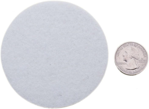 Playfully Ever After 3 Inch White 30pc Stiff Felt Circles...