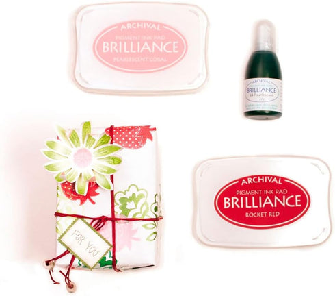Tsukineko "Earth Tone Brilliance Inkpad Set...