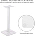 Headphone Stand Headset Holder Gaming Headset Holder with Aluminum Supporting Bar Flexible Headrest Anti-Slip Earphone Stand for All Headphones, W...