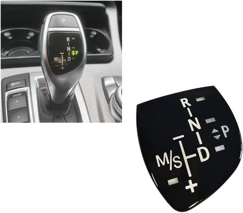 Car Gear Shift Knob Panel Sticker Cover for BMW Models Short...