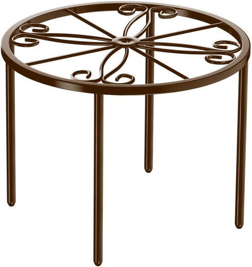Plant Stand Plant Holder: Anti-rust Metal Flower Pot Stand - indoor outdoor Flower Rack - Single Display Rack Bronze for Home and Courtyard....