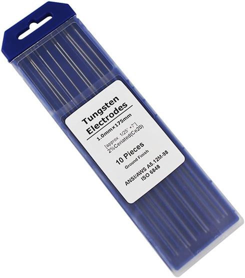 TIG Welding Tungsten Electrodes 2% Ceriated 0.040" x 7" 10-Pack (Gray, WC20)...