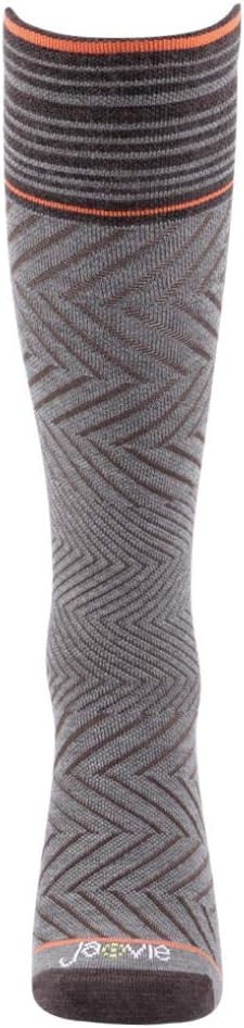 ja vie JAVIE 76% Merino Wool Compression Socks 15-20mmHg Seamless Toe for Women & Men...