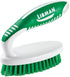 Libman Scrub Brush Kit – Three Different Durable Brushes for Grout, Tile, Bathroom, Kitchen. Easy to Handle, Strong Fibers for Tough Messes – Fami...