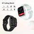 Smart Watch, 1.96" for Men Women (Answer/Make Call), Fitness Tracker with 100+ Sport Modes, IP68 Waterproof, Heart Rate/Sleep Monitor, Spo2, Pedom...