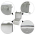 MAKERELE Waterproof Electrical Box Outdoor Junction Hinged Cover Plastic Clip 7.9"3.9"2.8" (20010070mm) Outdoor Watertight DIY Electronics Enclosu...