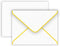 50 Pack 4x6 Envelopes with Gold Border for Invitation,A6 Luxury Envelopes for Invitation,Postcard Envelopes,Photo Envelopes,Ideal for Wedding,Grad...