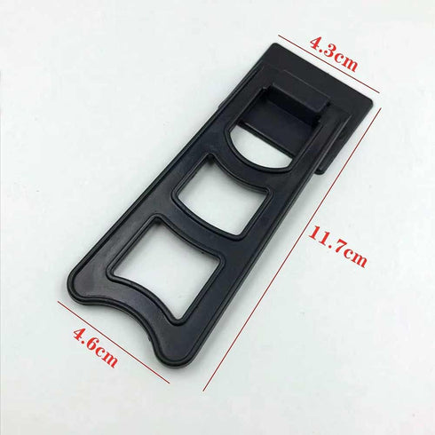 10 Pcs Picture Frame Easel Back Plastic Picture Frame Easel Back Stand Support for Picture Display (Black)...