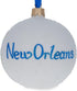 New Orleans, Louisiana Glass Ball Christmas Ornament 3.25 Inches...