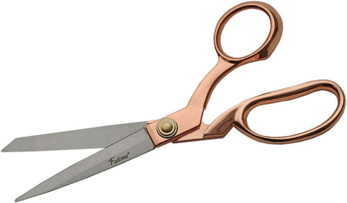 Szco Supplies 8.5” Fatima Heavy-Duty Professional Fabric Tailor Scissors For Home Crafts And Office With Rose Gold Finished Handle...