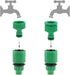 uxcell Quick Connector Hose Pipe Adapter Fitting 4mm Inner Diameter Hose Tubing for Garden Irrigation System 5pcs...