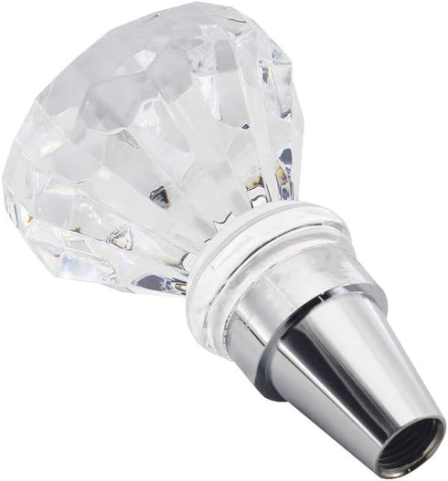 Crystal Diamond Shape Car Gear Stick Shift Shifter Knob Universal fit for Most Manual Transmission or Automatic Transmission Without Lock Button...