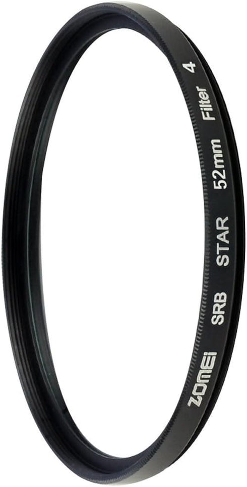 Zomei 52MM 3 Pieces +4 +6 +8 Points Star Filter Lens Filters Kit for Nikon D3300 D3200 D3100 D3000 D5300 D5200 D5100 D5000 D7000 D7100 DSLR Camera...