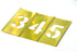 CH Hanson 10011 2" Numbers Stencil Set 15 pc...