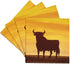 3dRose CST_10678_3 Osborne Bull Sign, Spanish National Monument, Few Left on The Spanish Roadsides Ceramic Tile Coaster (Set of 4)...