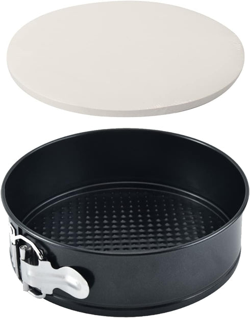 7 Inch Springform Pan Baking Mold Round Leakproof Nonstick Removable Bottom Bakeware for Cake, Cheesecakes, Pizza, and Quiches - Accessories for I...