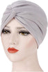 ® 3 Pieces Turbans for Women Soft Pre Tied Knot Fashion Pleated Cancer Turban Cap Chemo Headwrap Sleep Hat...