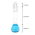 10 ML Volumetric Measuring Flask Set NS10/13 Glass Stopper, Graduated, ASTM Class A Borosilicate Glass 3.3 for Laboratory, 2 PCS...