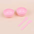 10Sets Slime Bowl Slime Mixing Tool Makeup Bowl Crystal Mud Mixing Bowls Plastic Glue Mixer for Makeup Crafts (Pink)...