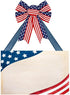 4th of July Ribbon Wired Red White and Blue Ribbon American Flag Ribbon 2.5 Inch Patriotic Ribbon for Independence Day Craft Sewing Gift Wrapping...