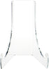 Plymor Clear Acrylic Flat Back Easel with Deep Support Ledges, 7.5" H x 6.375" W x 6.25" D...