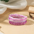 Bohemian Multilayer Stackable Seed Beaded Bracelets Colorful Crystal Glass Beads Strand Bangle Bracelet BFF Wristbands Bracelet for Women Summer B...