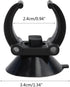 Aquarium Heater Holder Suction Cup Clip Black for Fish for Tube Hose Plant Decoration Sucker Dia 1.34" Clip Dia 0.9 Aquarium Heater Holder Suction...