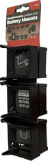 StealthMounts Battery Holder Compatible with Milwaukee M18 (6 Pack) - Black | StealthMounts Battery Mounts | Made in the UK...