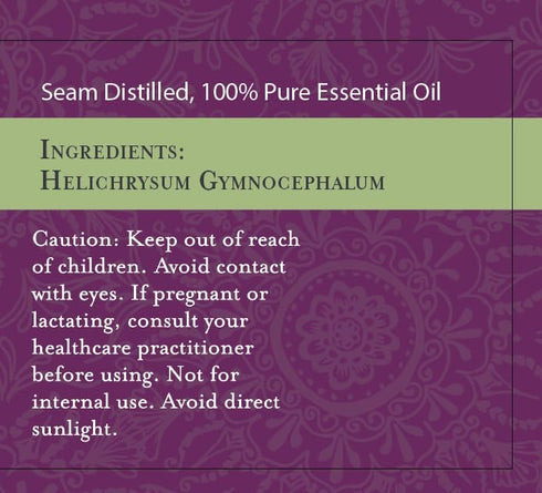 ArOmis Helichrysum Gymnocephalum Essential Oil - Organic - 100% Pure Premium Grade Oil - 10mL (.34 Fl Oz) - for Aromatherapy Diffusers -...