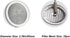 Reusable Syphon/Siphon Coffee Filter for Hario Yama Siphon Coffee Maker & Other Similar Syphon Coffee Maker, Permanent Stainless Steel & Silicon R...