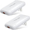 Slim Flat USB Wall Charger, Costyle 2 Pack 18W GaN Tech Fast Charge 3.0 Port Fast Charging Block with Foldable Plug Compatible for Samsung Galaxy ...